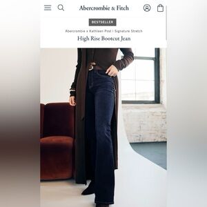 Abercrombie Bootcut Jeans size 36 LONG / 22 LONG